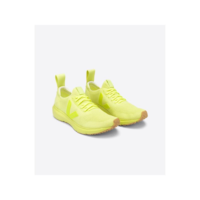 Zapatillas Veja Mujer Madrid - Rick Owens Tenis Amarillo ES3193247